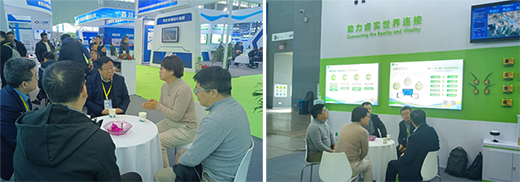 河北工程大學副校長何立新蒞臨展臺參觀交流 河北工程大學副校長何立新蒞臨展臺參觀交流